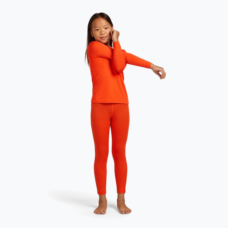 Maglia termica per bambini icebreaker 200 Oasis Crewe fervid 4