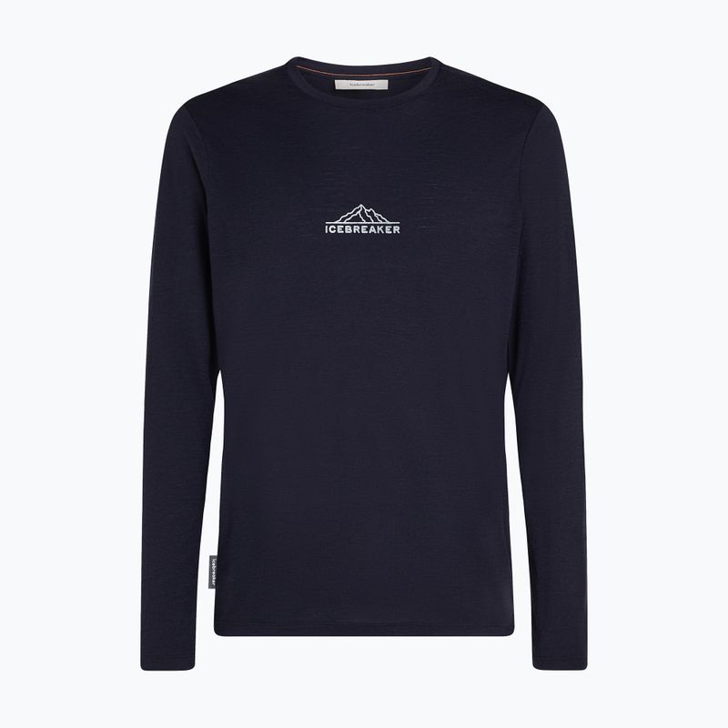 Maglia a maniche lunghe da uomo icebreaker Merino 150 Tech Lite Road To Cook midnight navy 6
