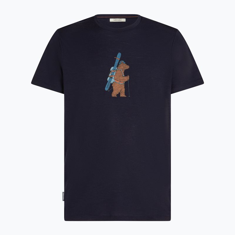 Maglietta da uomo icebreaker Merino 150 Tech Lite Bear Tour midnight navy 7