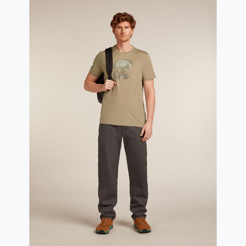 Maglietta da uomo icebreaker Merino 150 Tech Lite Ruapehu Round flagstone 7