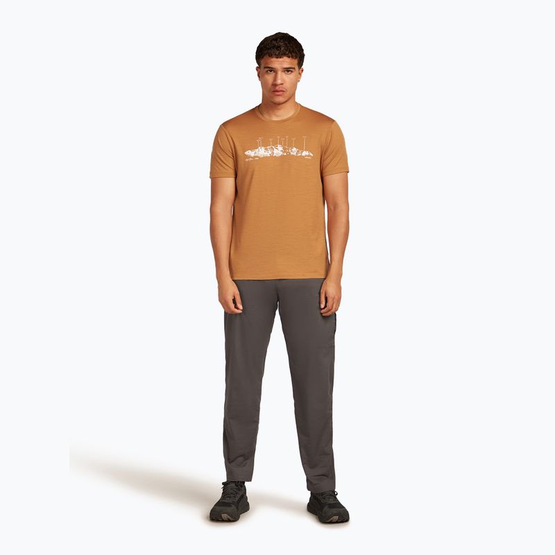 Maglietta da uomo icebreaker Merino 150 Tech Lite The Peaks trail 2