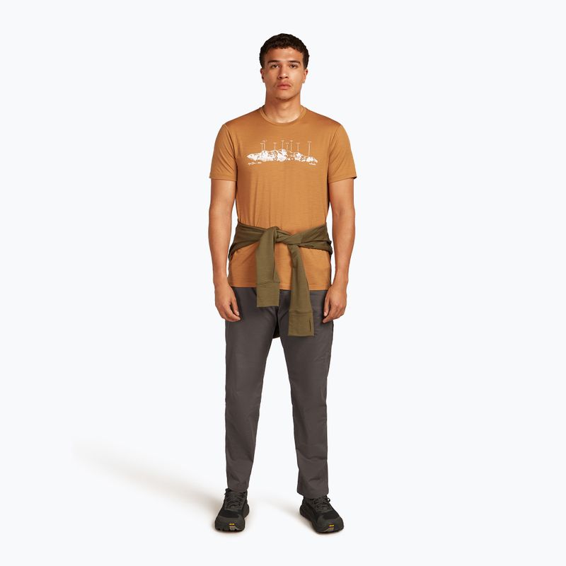 Maglietta da uomo icebreaker Merino 150 Tech Lite The Peaks trail 4