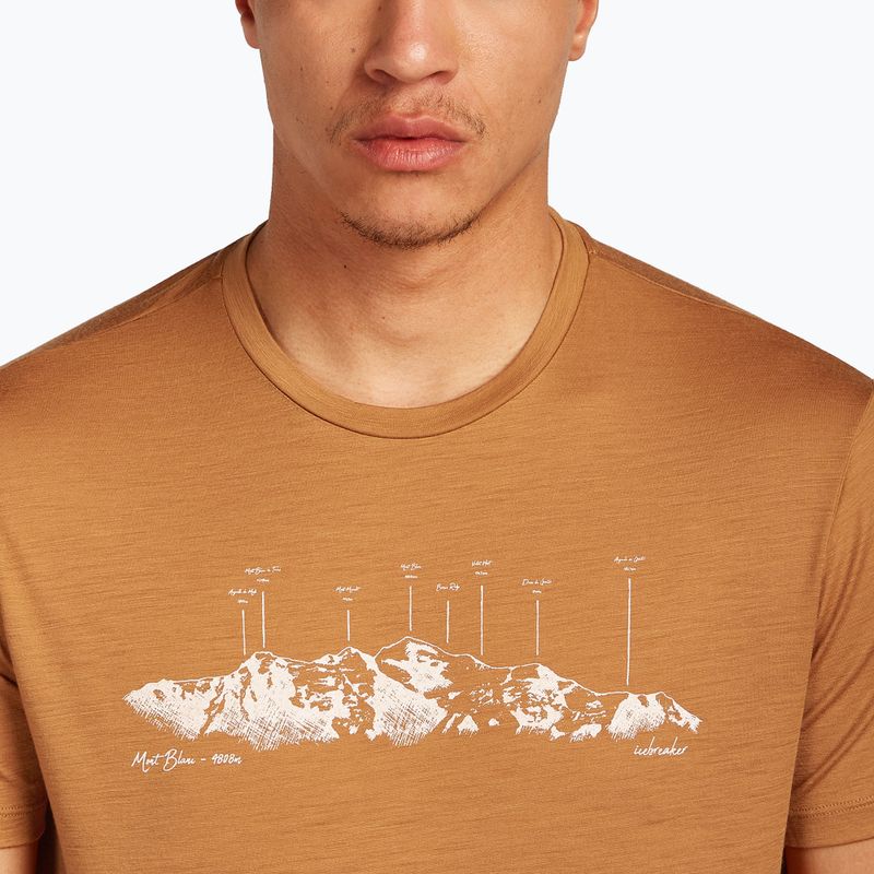 Maglietta da uomo icebreaker Merino 150 Tech Lite The Peaks trail 5