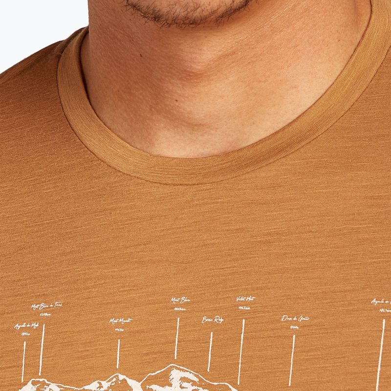 Maglietta da uomo icebreaker Merino 150 Tech Lite The Peaks trail 6