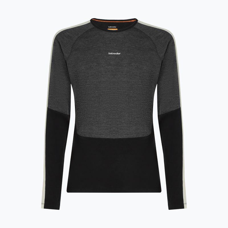 Maglia termica a manica lunga da uomo Icebreaker Merino 200 Oasis+ LS Crewe 0JI nero/jet melange/non tinto/cb 7