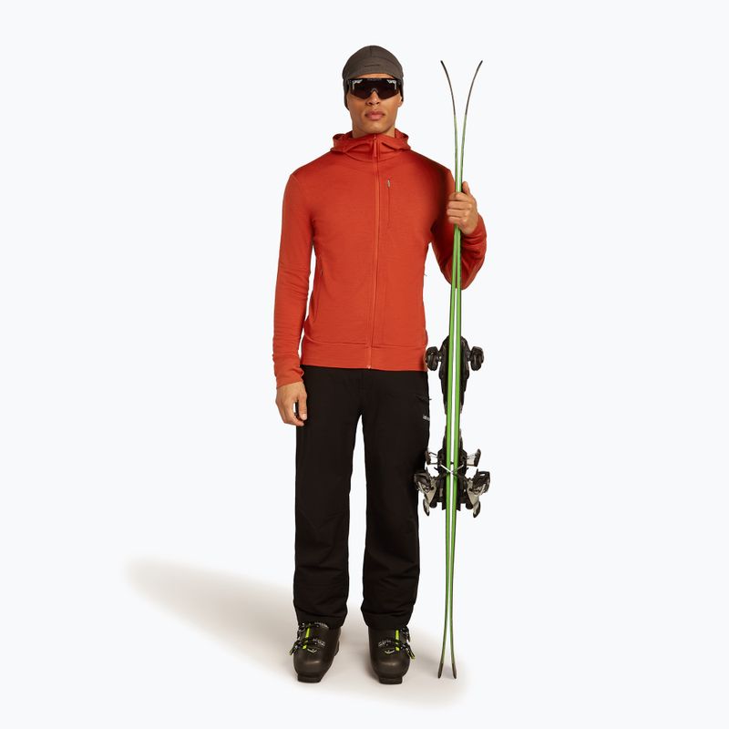 Felpa con cappuccio Icebreaker Merino 260 Quantum IV Zip Uomo agata 4