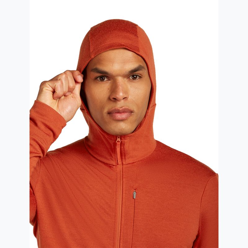 Felpa con cappuccio Icebreaker Merino 260 Quantum IV Zip Uomo agata 5