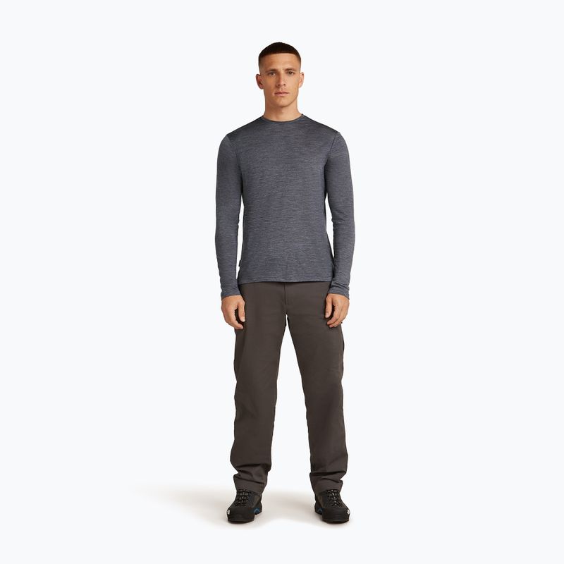 Maglia a maniche lunghe da trekking uomo icebreaker Merino 125 Cool-Lite Sphere III Tee midnight navy heather 2