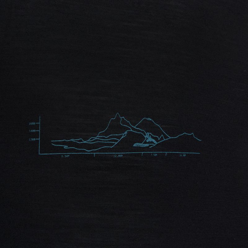 Maglietta da uomo icebreaker Merino Blend 125 Cool-Lite Sphere Trail nera 3