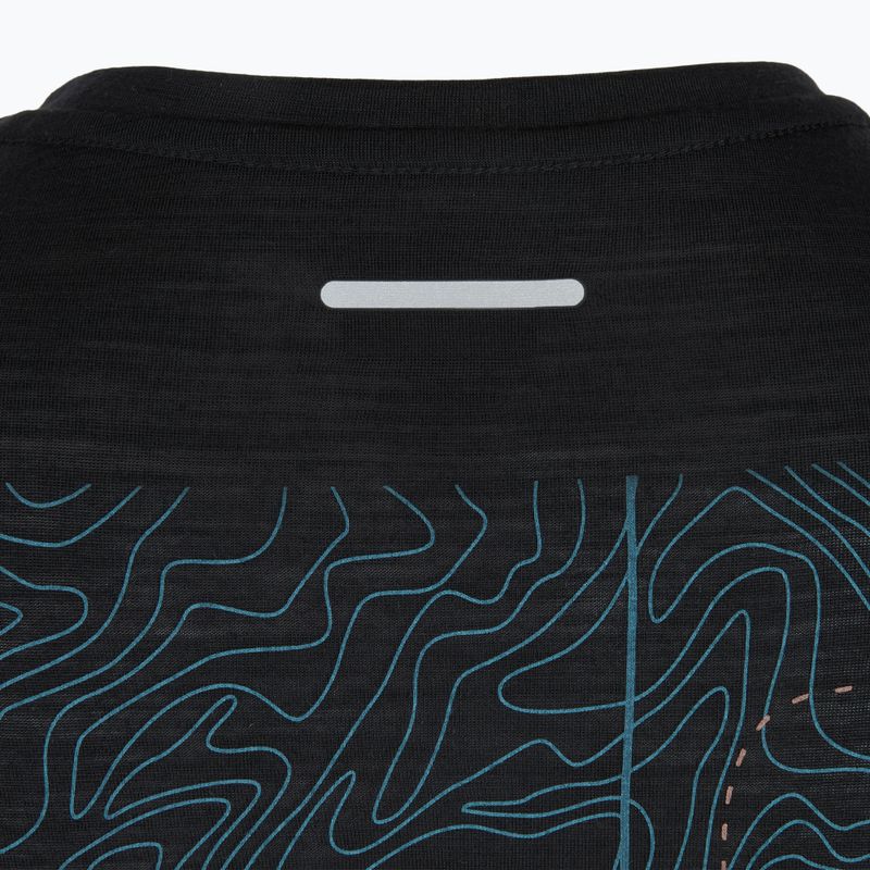 Maglietta da uomo icebreaker Merino Blend 125 Cool-Lite Sphere Trail nera 5