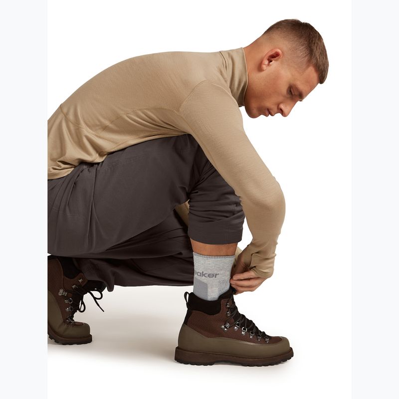 Calze da uomo icebreaker Merino Hike+ Heavy Crew blizzard heather/alloy 5
