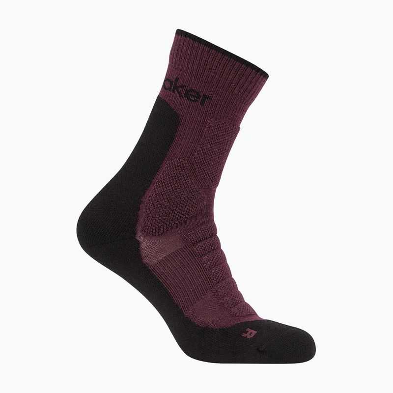 Calze da uomo icebreaker Merino Hike+ Heavy Crew java/black