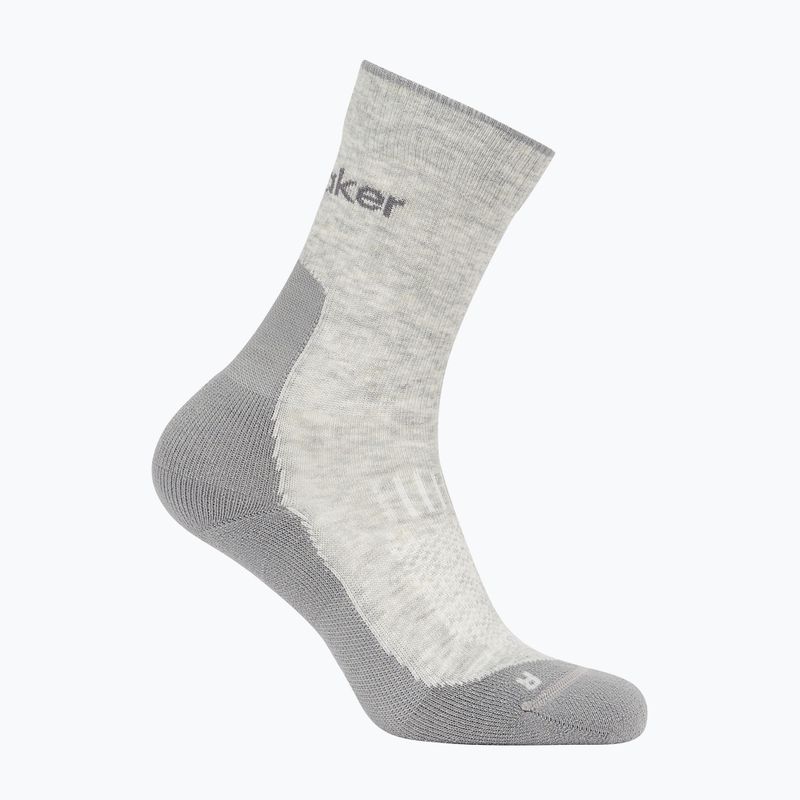 Calze Icebreaker Merino Hike+ Light Crew da uomo blizzard heather/alloy