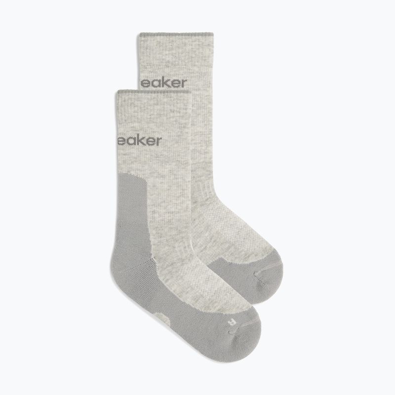 Calze Icebreaker Merino Hike+ Light Crew da uomo blizzard heather/alloy 2