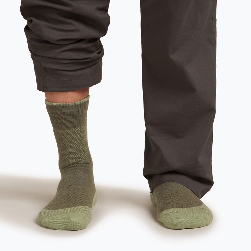 Icebreaker Merino Hike+ Medium Crew calze da uomo loden/lichen 4
