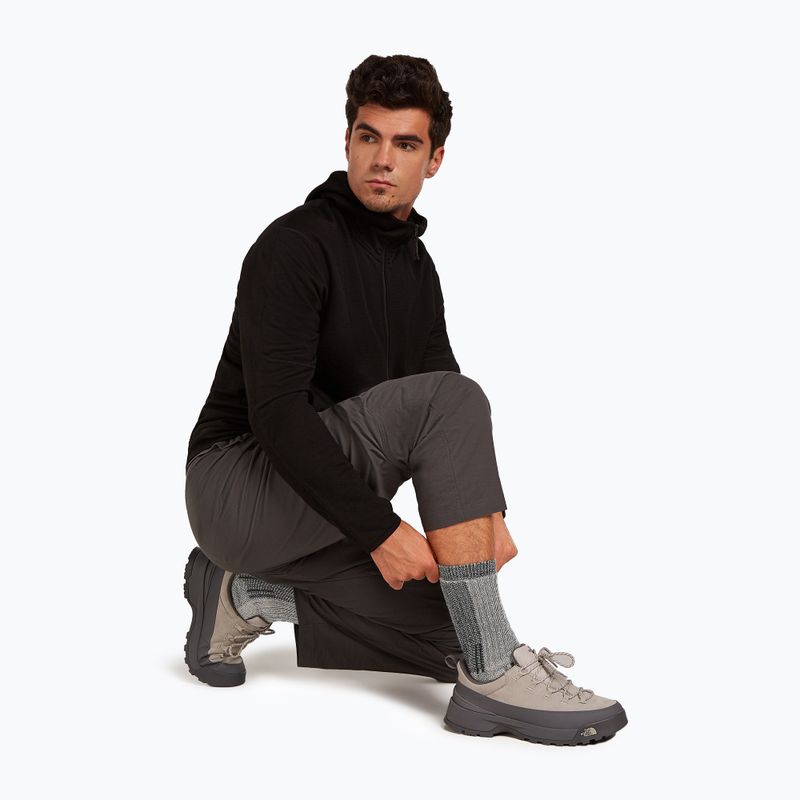 Calze da uomo icebreaker Merino Hike+ Mountaineer Mid Calf jet heather/black 5