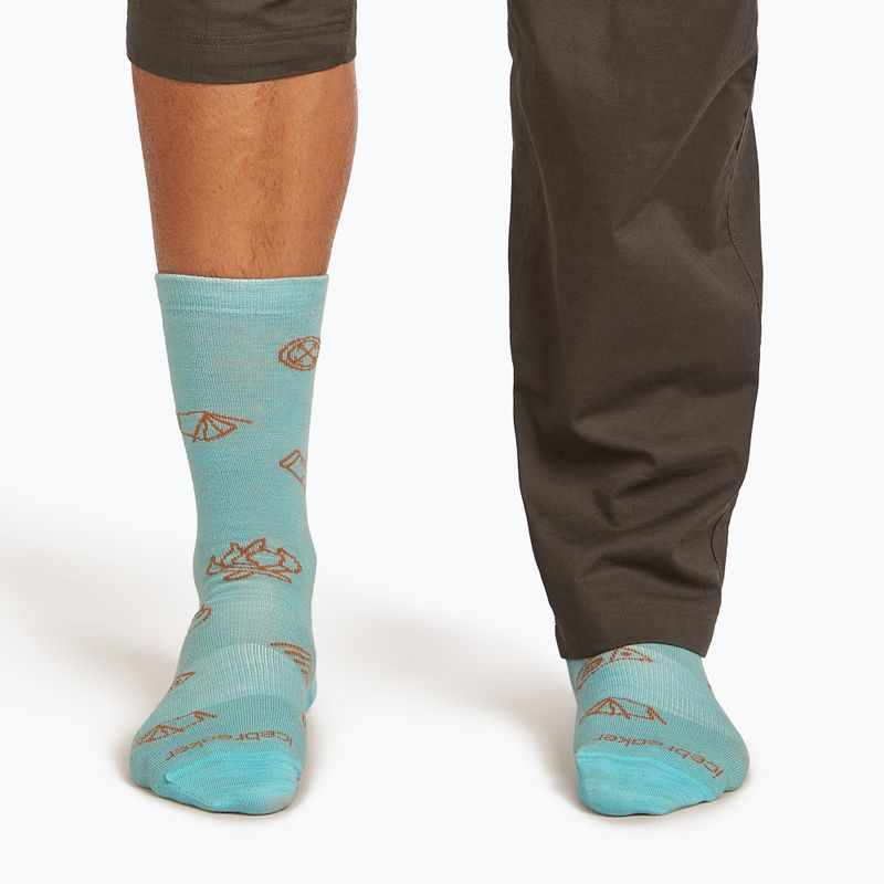 Calze Icebreaker Merino Ultralight Crew Camp Ess hydro/trail uomo 4