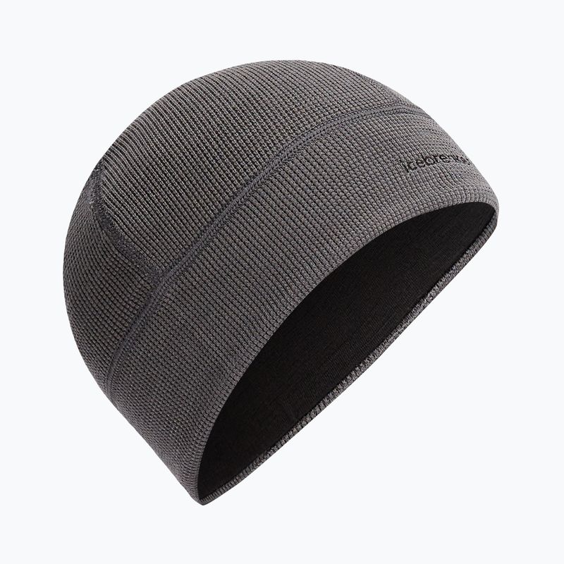 Cappello invernale icebreaker Merino 260 Waffle Reversible Beanie obsidian/black
