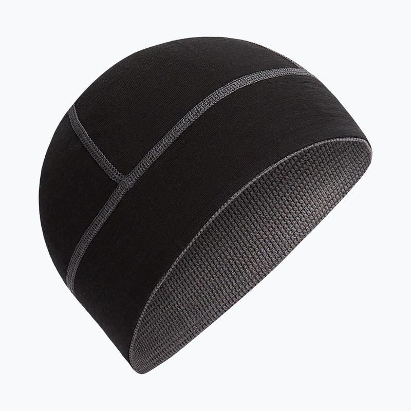 Cappello invernale icebreaker Merino 260 Waffle Reversible Beanie obsidian/black 2
