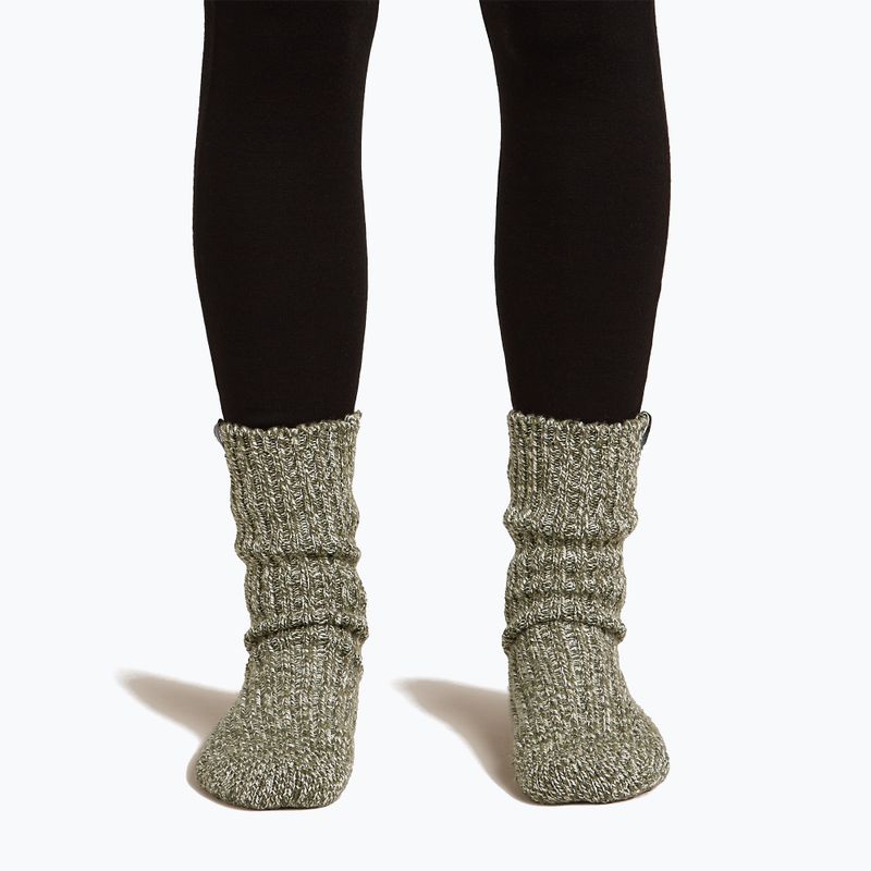 Calze da sci Icebreaker Merino Ski Lodge Crew loden/lichen/chalk 6