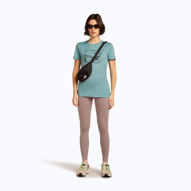 Maglietta da donna icebreaker Merino 150 Tech Lite Terrain hydro 4