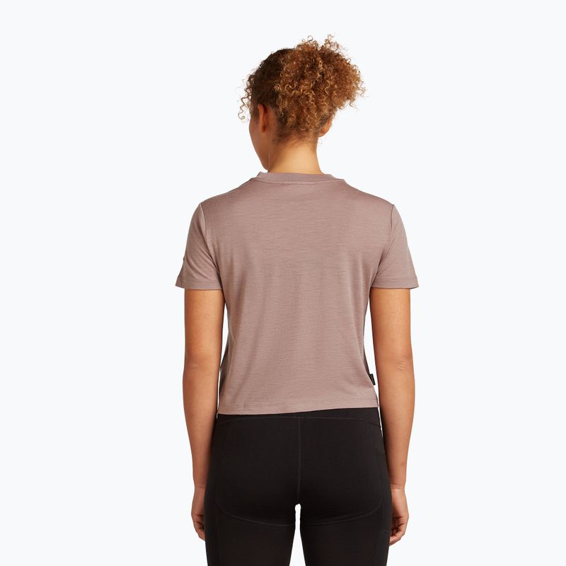 Maglietta donna icebreaker Merino 150 Tech Lite Crop The Climb summit 3