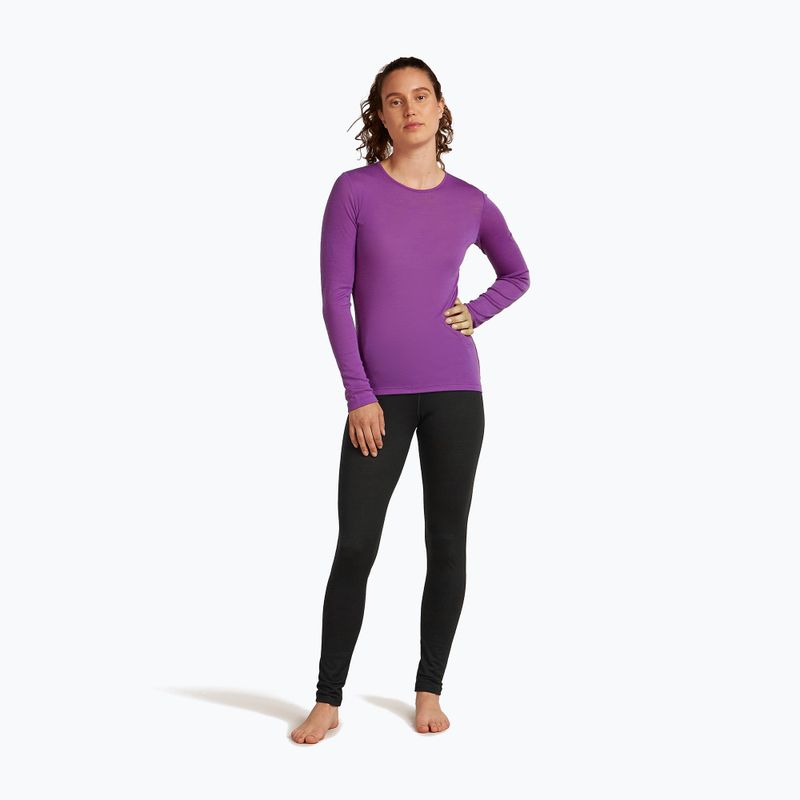 Pantaloni termici da donna icebreaker Merino 200 Oasis High Rise black 2