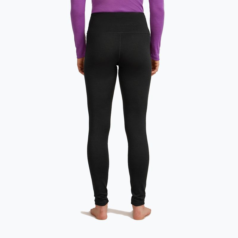Leggings termici da donna icebreaker Merino 200 Oasis High Rise neri 3