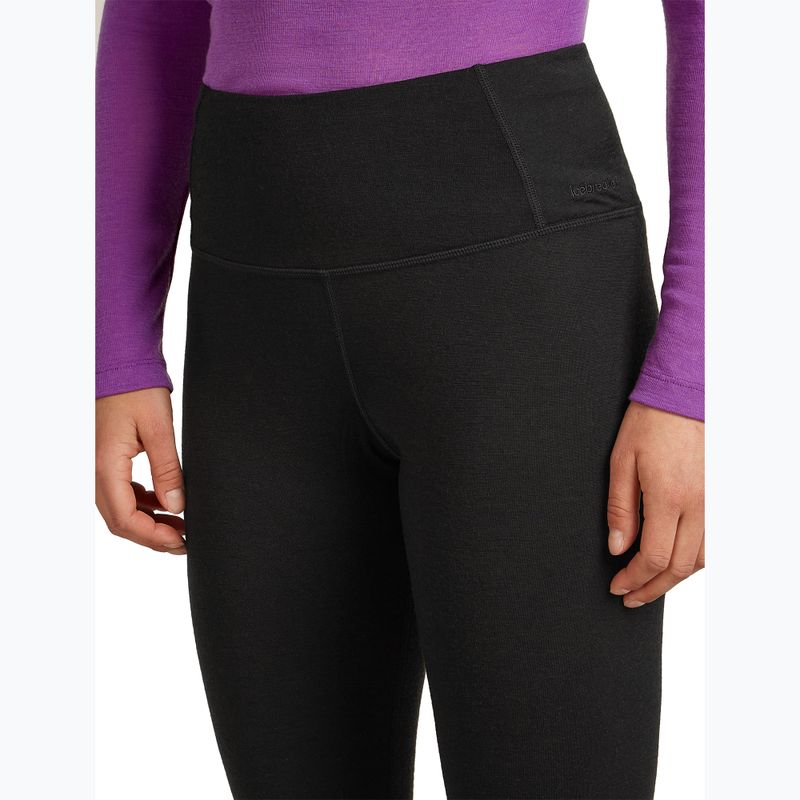 Leggings termici da donna icebreaker Merino 200 Oasis High Rise neri 4