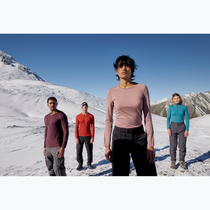 Maglia termica da donna icebreaker 200 Oasis Crewe summit/blush/s 9