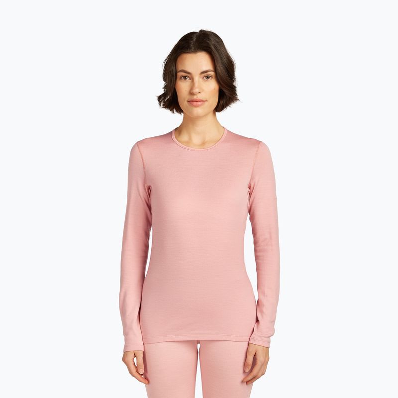 Maglia termica a maniche lunghe da donna icebreaker 260 Tech Crewe blush