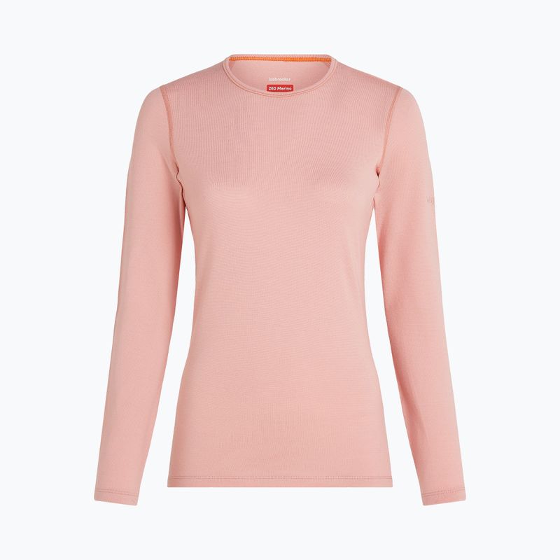 Maglia termica a maniche lunghe da donna icebreaker 260 Tech Crewe blush 6