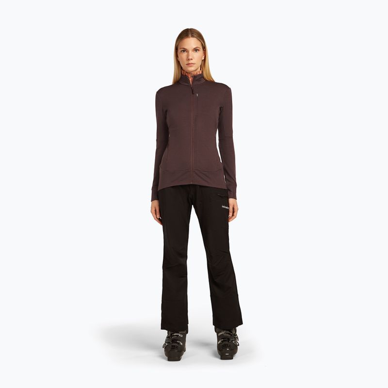Felpa Icebreaker donna Merino 260 Quantum Zip java 2