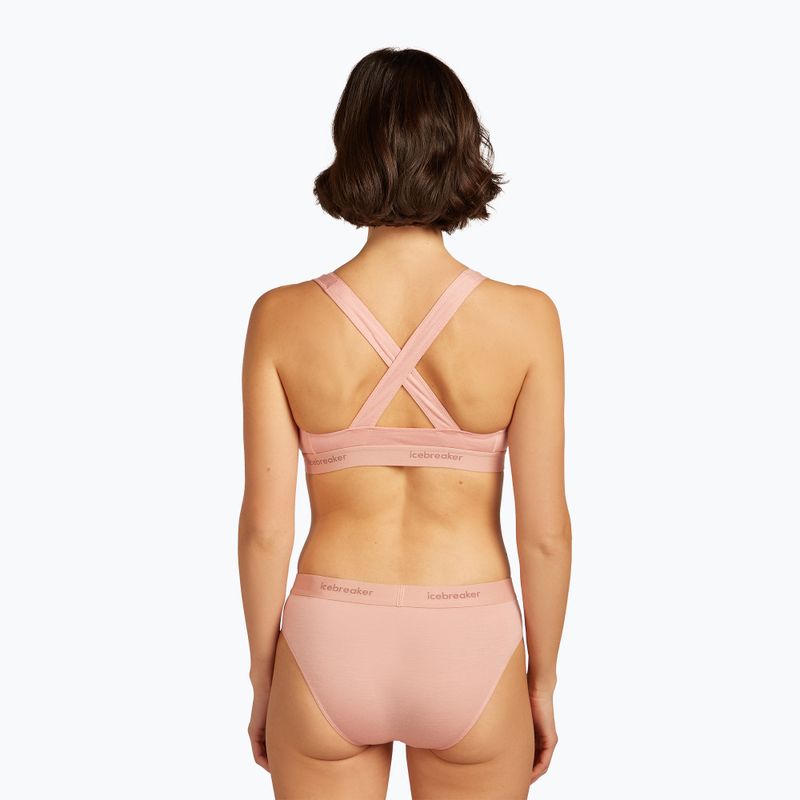 Reggiseno termico Icebreaker Merino 125 Cool-Lite Sprite Racerback blush 4
