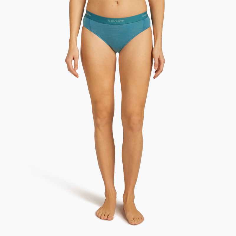 Slip termico Icebreaker donna Merino 125 Cool-Lite Sprite Hipster topazio 2