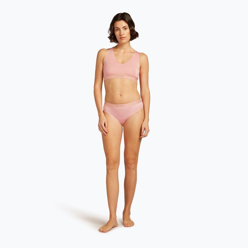 Icebreaker slip termici donna Merino 125 Cool-Lite Sprite Hipster blush 3