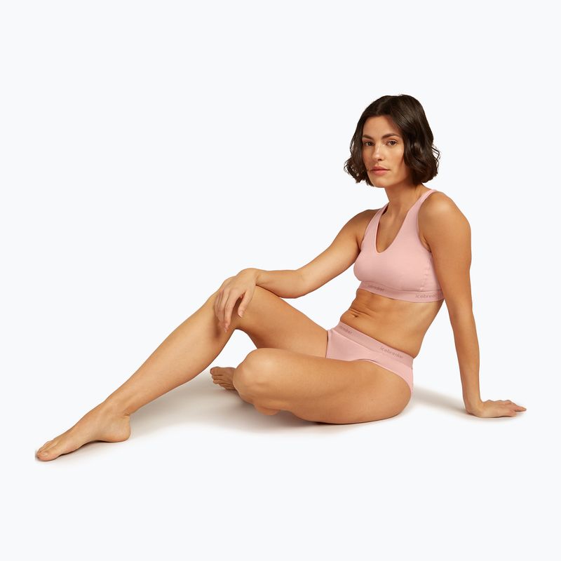 Icebreaker slip termici donna Merino 125 Cool-Lite Sprite Hipster blush 7