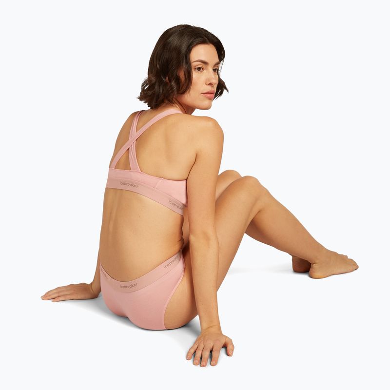 Icebreaker slip termici donna Merino 125 Cool-Lite Sprite Hipster blush 8