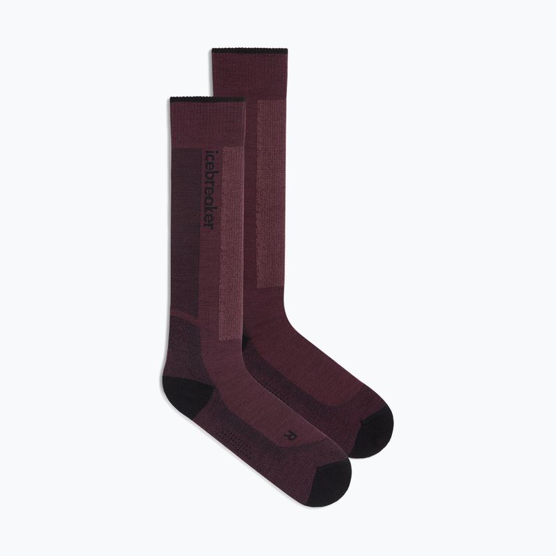 Calze da sci donna Icebreaker Merino Ski+ Light OTC java/black/summit 2