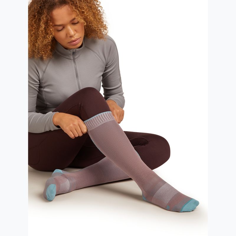 Calze da sci donna icebreaker Merino Ski+ Ultralight OTC summit/hydro 4