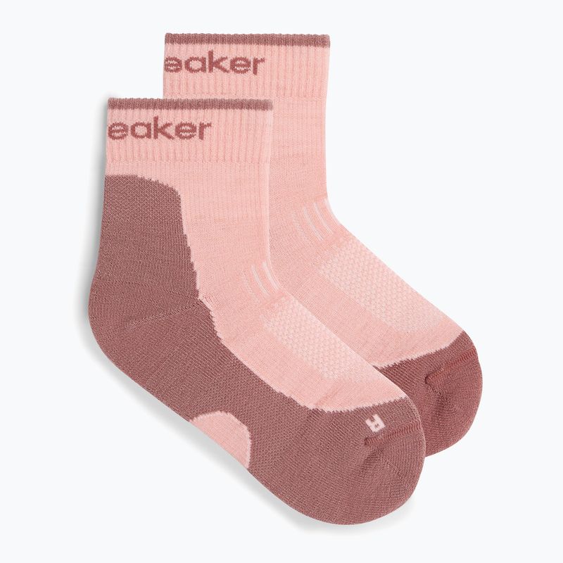 Calzini Icebreaker da donna Merino Hike+ Light Mini blush/summit 2