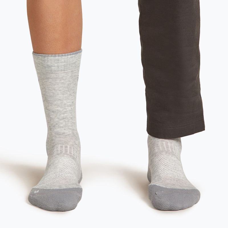 Calze Icebreaker donna Merino Hike+ Light Crew blizzard heather/alloy 4
