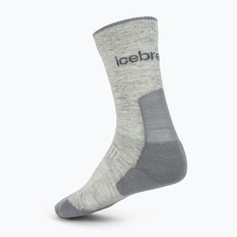 Calze da donna icebreaker Merino Hike+ Light Crew 2 pairs blizzar hthr/alloy 2
