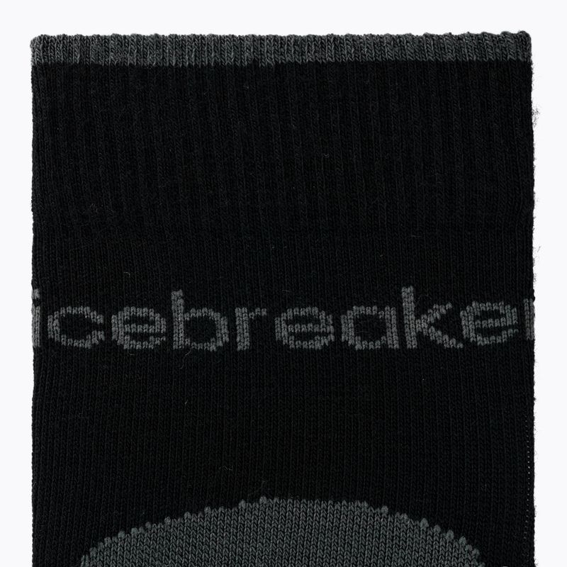 Calzini da uomo icebreaker Merino Hike+ Light Crew 2 pairs black/obsidian 3