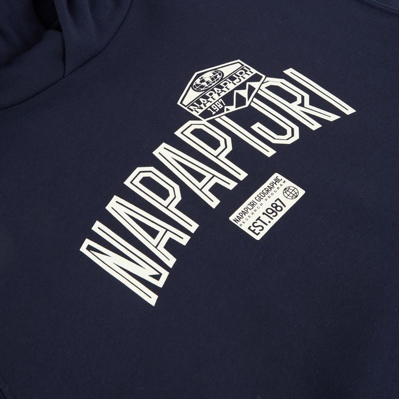 Felpa da uomo Napapijri B-Funes H blu marino 3