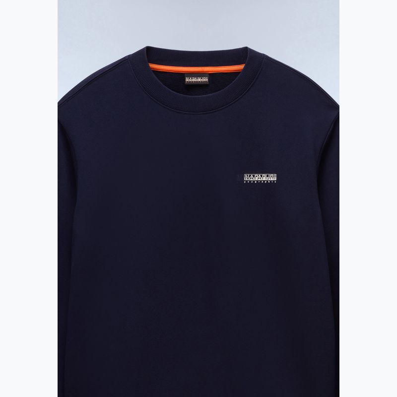 Felpa da uomo Napapijri B-Small Box C blue marine 6