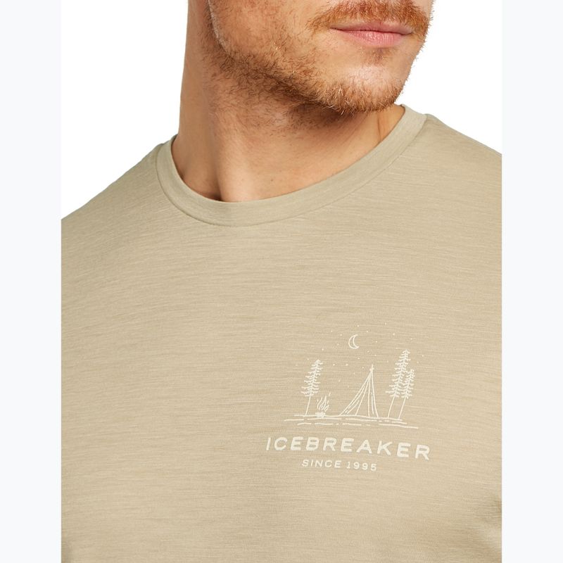 Maglietta da uomo icebreaker Merino 150 Tech Lite Peaceful Pass Tee flagstone 5