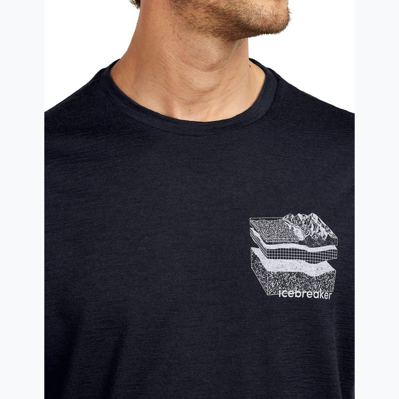 Maglietta da uomo icebreaker Merino 150 Tech Lite Evolving Lay Tee midnight navy 5