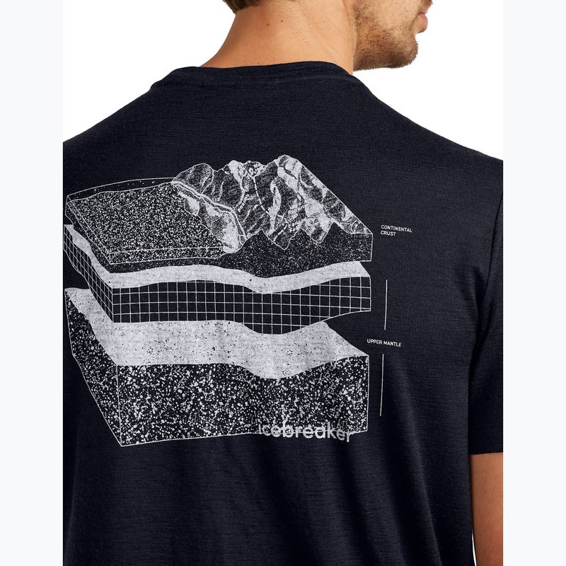 Maglietta da uomo icebreaker Merino 150 Tech Lite Evolving Lay Tee midnight navy 6
