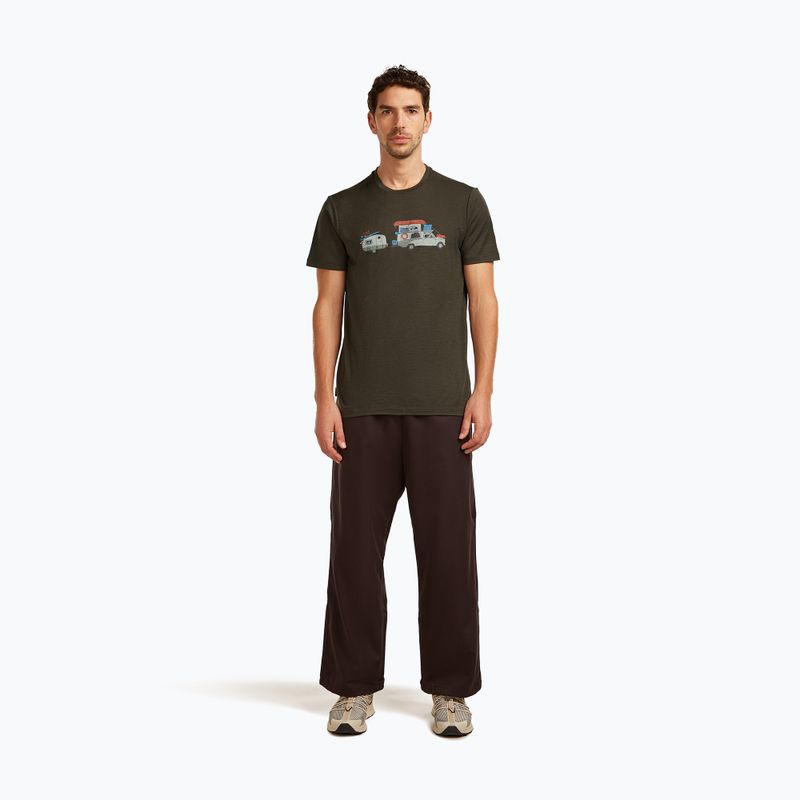 Maglietta da uomo icebreaker Merino 150 Tech Lite Transportage Tee dark loden 2